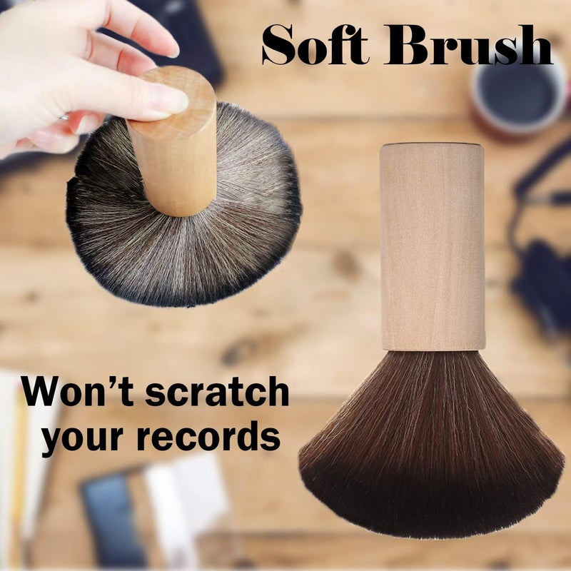 Dupiulk Turntable Vinyl Records Cleaner, Anti-Static Dust Cleaning Record Brush for Vinyl Albums LP CD Cartridge(1 Pcs) - Image 3
